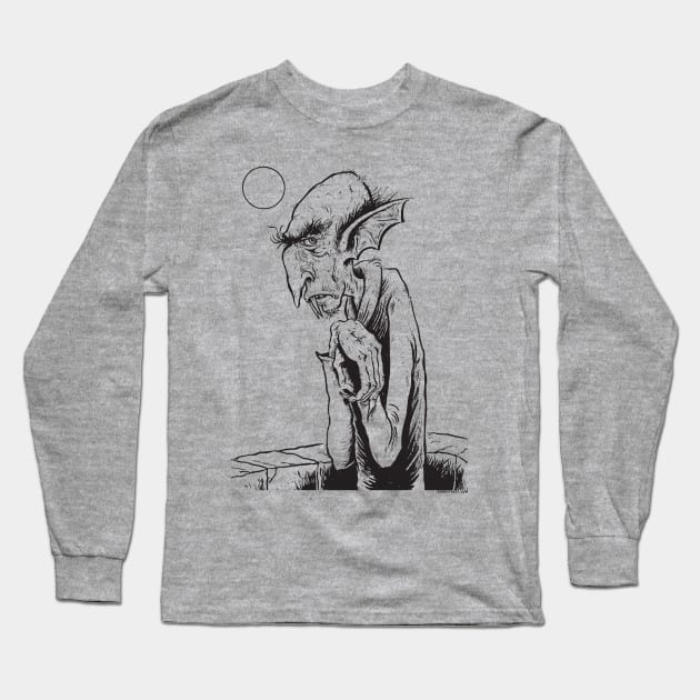 Nosferatu #3 Long Sleeve T-Shirt by zerostreet